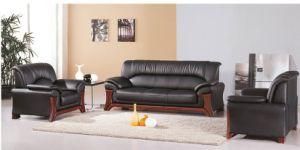 New Style Ergonomic Reception Area Seating Solid Wood Legs Sofa