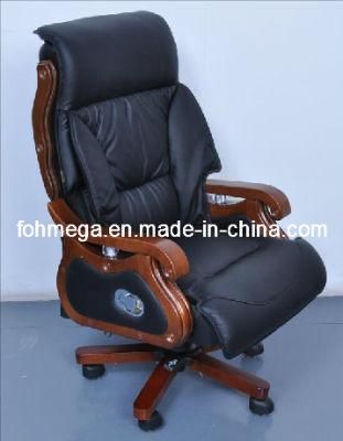 New Design Genuine Leather Swivel President Chair