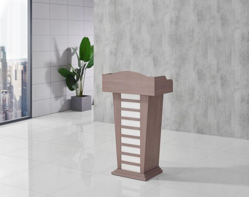 Modern Design MDF Wooden Reception Desk Podium