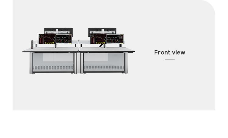 Kesino Innovative It Sit/Stand Workstation Dispatching Office Furniture Manufacturer Lifting Table Control Room Consoles