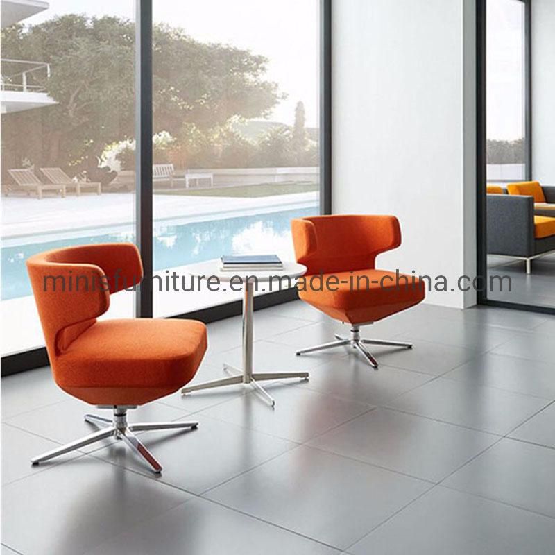 (MN-MCF09) Office/Hotel Lounge/Restaurant Furniture Leisure Synthetic Leather Coffee Chair with Table