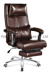 Office Nap Folding Chair with PU Leather Faced for Boss Executive