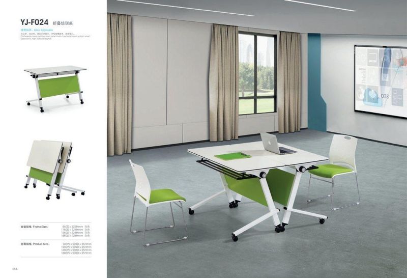 Laptop Folding Standing Movable Stackable Sliding Hardware Computer Study Office Table Training Desk