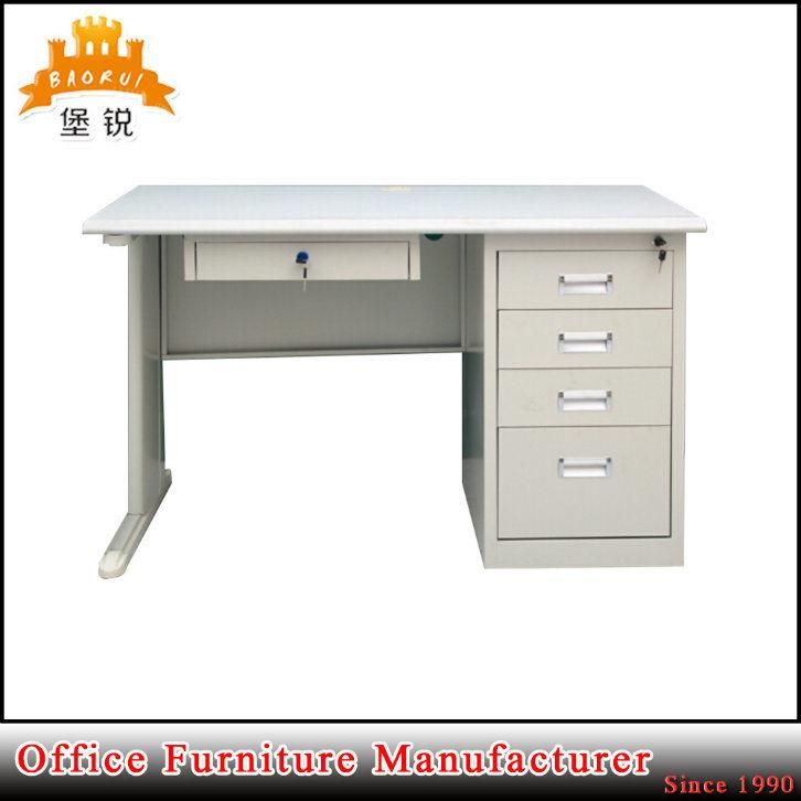 Metal Desk Office Computer Table with Pedestal