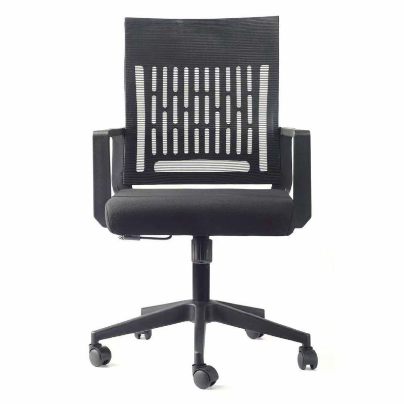 Staff Revolving Armrest Office Visitor Swivel Computer Chair Nylon Feet