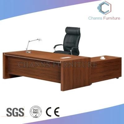 Factory Straight Shape Office Desk with Mobile Credenza (CAS-DA54)
