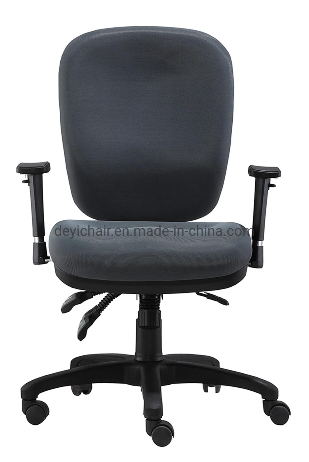 3 Lever Heavy Duty Mechanism with Seat Slider Ratcher Back with PU Available Armrest 350mm Nylon Base and Castors High Back Manager Office Chair