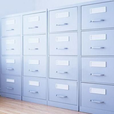 4-Drawer Steel Structure Office File Cabinet / Metal Storage Locker/Boofshelf/Office Furniture Book Shelf