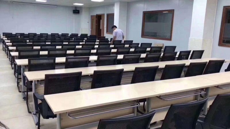 Hot Sale with Armrest Unfolded Exploce Carton Foshan, China Staff Meeting Chair