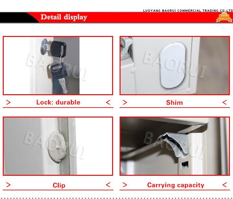 Glass Doors Filing Storage Cabinet Metal Lockable Cabinet