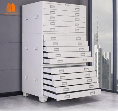 Office Steel Multi-Drawer Filing Cabinet Metal Drawer