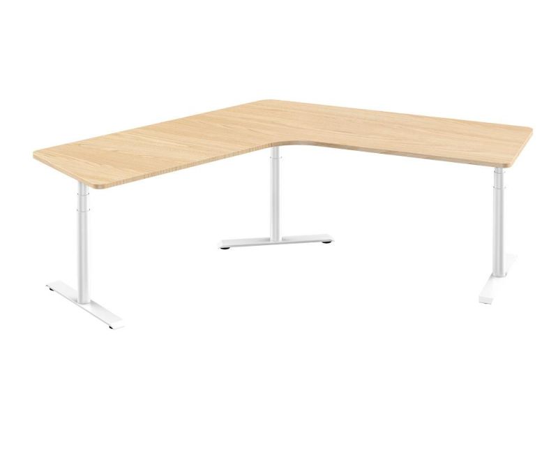 Jiecang Large Exclusive Office Ergonomic L Shape Height Adjustable Electric Standing Office Desk