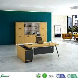 Chinese Classic MDF Wooden Furniture Computer Standing Executive Manager Study Office Desk (AB1853A)