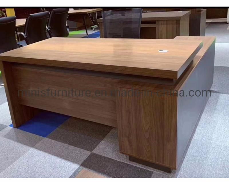 (M-OD1191) Popular in Stock Office Furniture Wooden Office Table with Movable Drawer