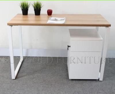 Simple Design Desk with Movable Cabinet Wood Computer Desk (SZ-OD197)
