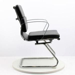 High-End Cowhide Bow Chair Office Chair