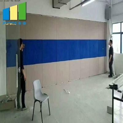 Melamine Surface Acoustic Operable Sliding Partition Walls for Conference Room