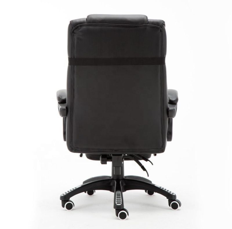 Fabric Black Swivel Rocking Office Desk Chair with High Back