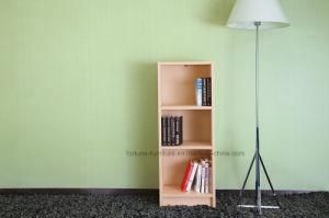 Modern Wooden Birch Veneer Clear Lacquer Bookcase (AD-FA-W707-SJ)