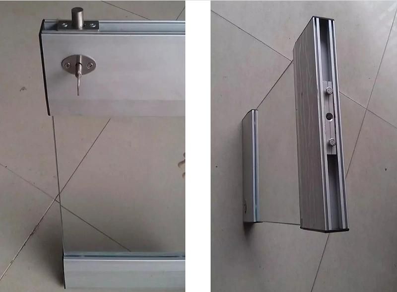 Aluminium Frame 10mm / 12mm Folding Movable Tempered Sliding Door Office Glass Partition Walls