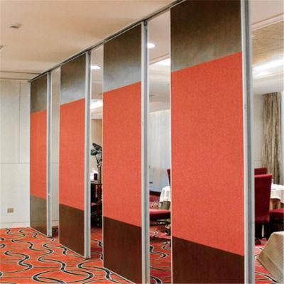 Collapsible Sound Insulation Manual Operable Partition Wall for Banquet Hall
