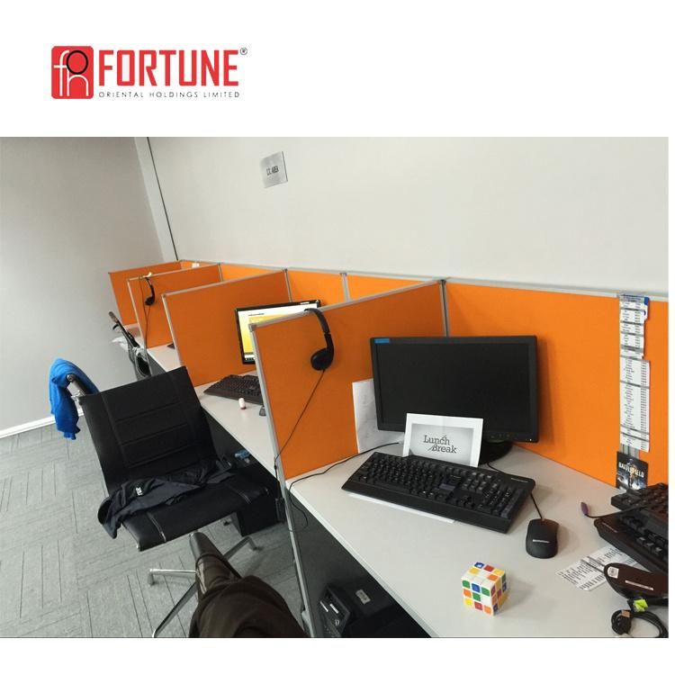 Aluminum Frame Partition Frosted Glass Office Workstation Office Cubicles