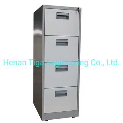 Quality 4 Drawers Vertical Metal Locker Storage Cabinet Steel Office Furniture