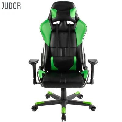 Judor Synthetic Leather Gaming Chair Without Wheels Recliner Computer Racing Office Chair