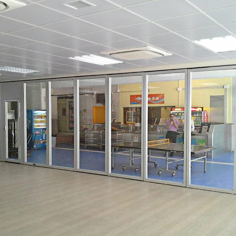 Manufacturer Operable Folding Room Dividers Glass Partition for Big Hall