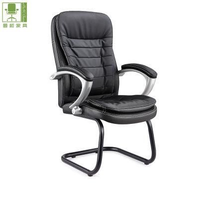 Staff Chair/Leather Interior/Visitor Chair Reception Chair in Compound