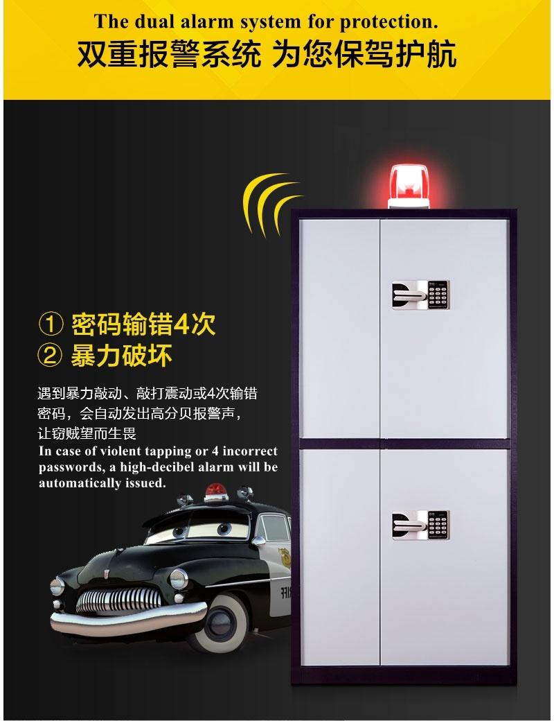 Split Double Safety Cabinet/File Cabinet/Bookshelf