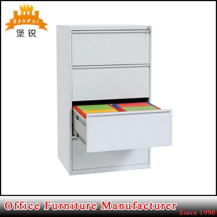 Fas-003-4D 4 Drawer Lateral Cabinet Chinese Office Home Furniture Metal Steel Large Storage Filing Cabinet