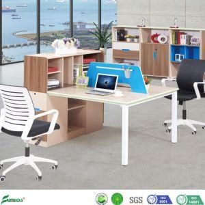 Combination 2-4 Seaters High Quality Office Computer Desk Partitions Workstation with Metal Frame and Legs (AP1751-2)