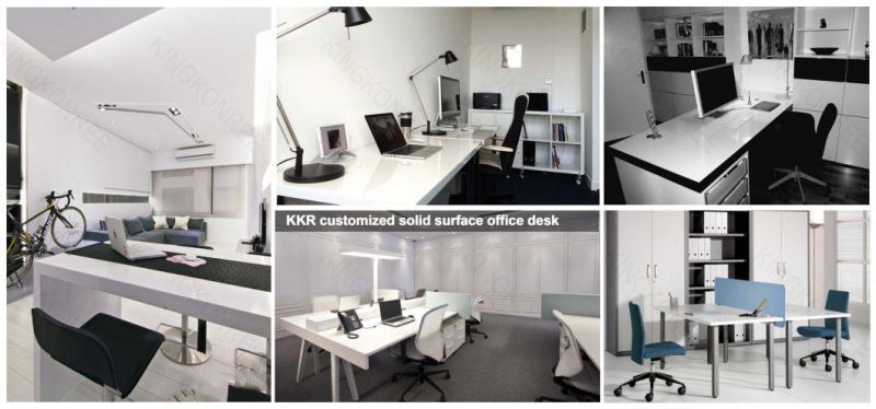 Customized Modern Furniture Solid Surface Office Desk 0522