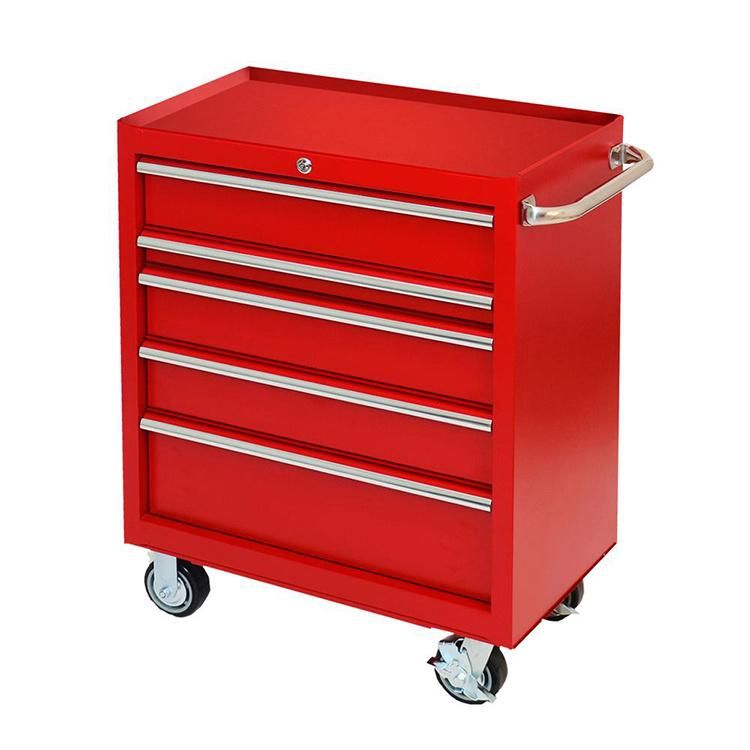 Four Wheels Trolley Cart Metal Cabinet