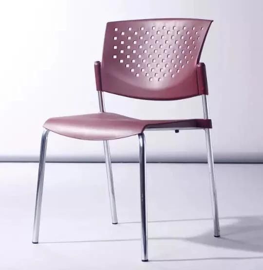 Plastic Chair with Metal Chromed Leg