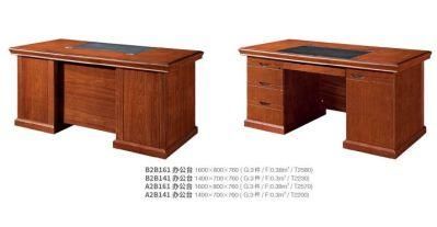 Cheap MDF Veneer Wooden Manager Staff Computer Office Desk