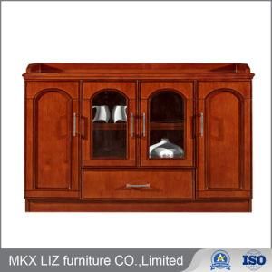 Wooden Office Storage Furniture 4 Door Low Tea Cabinet (C508)