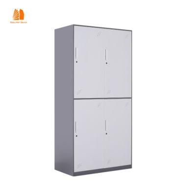 4 Doors Steel Almirah/Metal Folding Clothes Wardrobe