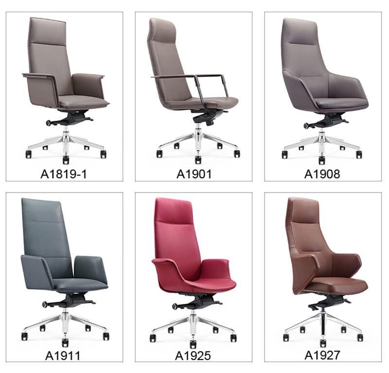 Modern High Back Leather Executive Office Chair