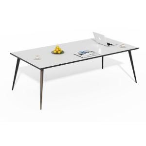 Wooden Furniture Metal Frame Desks Modern Meeting Table in Conference Room