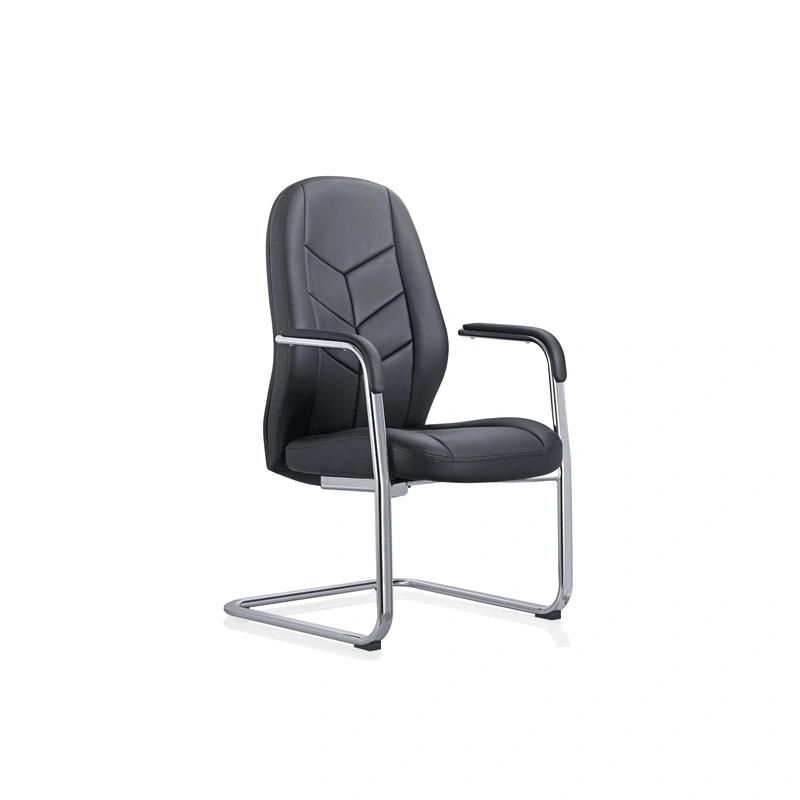 Adjustable Ergonomic Half Leather Tilting Swivel Manager Home Office Executive Office Chair