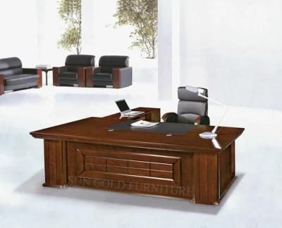 Factory Outlet Modern Office Painting Wooden Manager Boss Executive Table (SZ-O504)