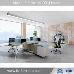 Popular Modern Metal Frame 4 People Office Partition Workstation (GF-2898)