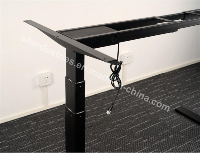 Competitive Dual Motors Electric Sit Stand Height Adjustable Desk Frame