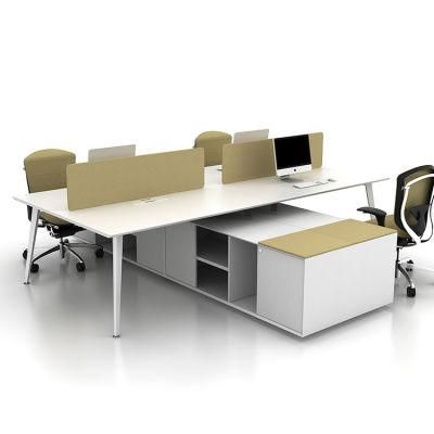 Factory Price Laptop Workstation Modern Modular Melamine Office Workstation