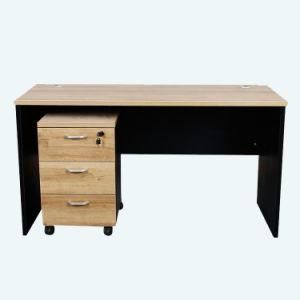 Office Furniture Wood Modern Staff Working Single Person Computer Desk Set