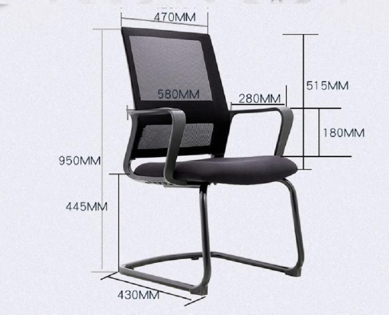 Ergonomic Executive Office Furniture Fabric Mesh Chairs Conference Room Swivel Chairs
