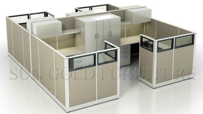 Metal Frame Customized 3 Person Workstation (SZ-WS188)