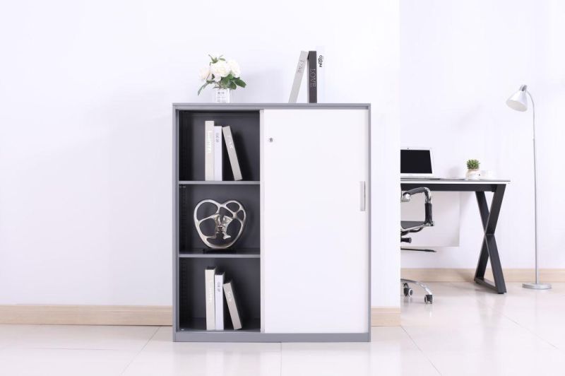 Office Furniture Steel Metal Small Sliding Door File Storage Cabinet
